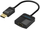 Adapter Vention DisplayPort në HDMI, 0.15m, i zi