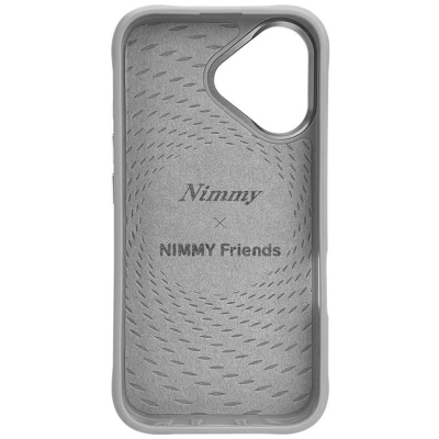 Mbrojtëse telefoni Nimmy Pantera MagSafe për iPhone 16 6.1", gri e çelët