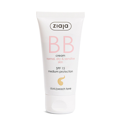 Krem BB Ziaja SPF 15 Dark/Peach Tone (BB Cream), 50 ml