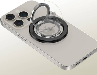 Mbajtëse unazë për telefon Tech-Protect MMR300, MagSafe, e zezë