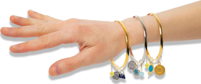 Set kreativ byzylykësh Grafix Charming Bracelets, 35 pjesë, 5+ vjeç, shumëngjyrësh