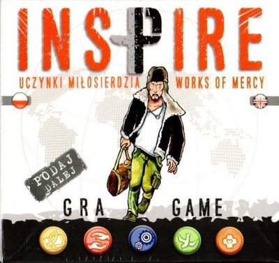 Loja me letra Inspire Works of Mercy, familjare edukative, shumëgjuhëshe, plot ngjyra