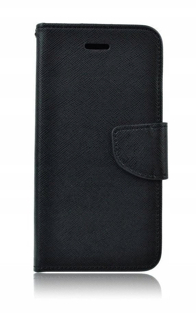 Këllëf libri OEM Fancy për iPhone 17 Pro, me xhepa për karta, funksion mbajtëse, i zi