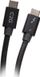 Kabllo C2G Thunderbolt 4 USB-C, 0.8m, 40Gbps, e zezë