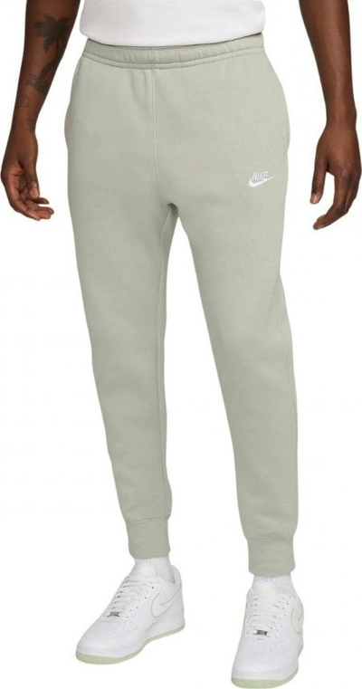 Trenerka Nike Club Fleece, për burra, me mënxë, jeshile e çelët
