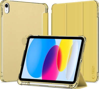 Mbulesë tablet Tech-Protect SC Pen Hybrid për iPad 10.9\" 2022, me qëndrim, Crystal e verdhë