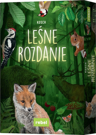 Lojë me letra Forest Deal Rebel, familjare, strategjike