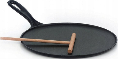 tigan për krep Le Creuset 20136270000460, 27 cm, gize, i zi