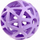 Lodër për qen Toby's Choice Spiderweb Ball Small, top rrjetë gome, diametër 7 cm, jeshil