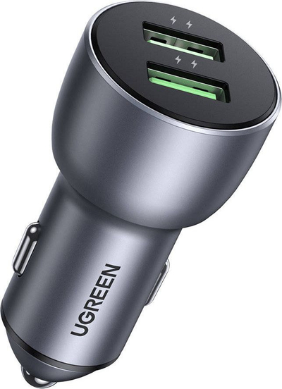 Karikues veture Ugreen CD213, 2x USB A, 3A, i zi