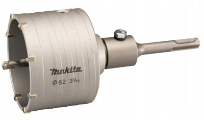Set kurorë shpuese Makita HM, 82 mm, me adapter SDS-Plus