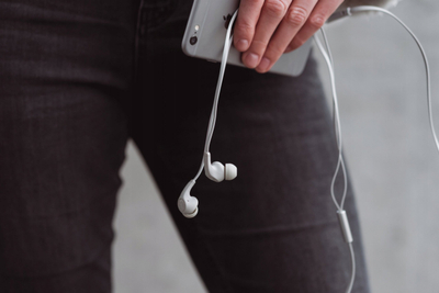 Kufje in ear Fresh n Rebel Flow Tip, USB C, me mikrofon, gri e çelët