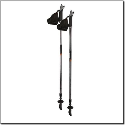 Set shkopinjë skijimi Nils Extreme Carbon, 2 copë, të zeza