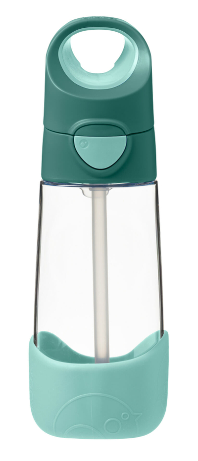Shishe uji për fëmijë b.box Tritan, me pipë, 450ml, emerald forest