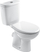 WC qëndruese Jika Euroline N, me kapak, qeramike, e bardhë