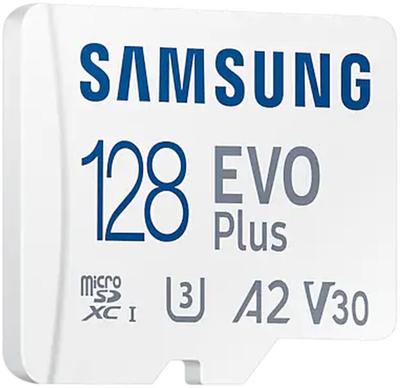 Kartë e memories Samsung EVO Plus SDXC 128GB UHS-I (Class 10) + përshtatës