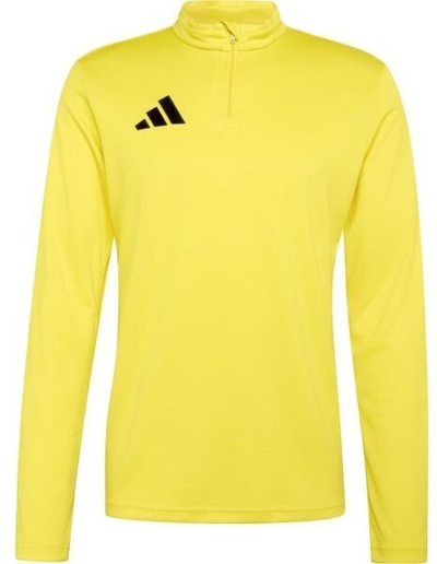 Bluzë trajnimi Adidas Entrada 26, me mëngë të gjata, me zinxhir, e verdhë