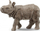 Figurinë lodër Schleich Young Indian Rhinoceros Wild Life, për kalamaj 3+ vjeç, plastike, gri