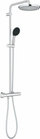 Kolonë dushi me termostat Grohe Vitalio Startsystem 250, diametër 250mm, krom