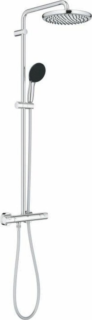 Kolonë dushi me termostat Grohe Vitalio Startsystem 250, diametër 250mm, krom
