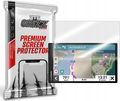 Mbrojtës ekrani GrizzGlass HybridGlass Garmin Camper 795, xham hibrid, kundra gërvishtjeve, transparent