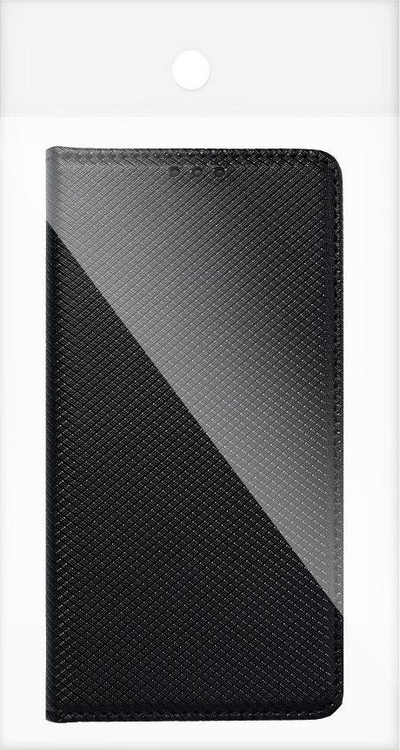 Mbështjellës telefoni flip për Tecno Spark Go POP 7 POP 7 Pro, me magnet, me xhep kartash, i zi