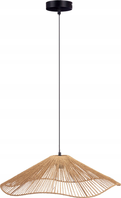 Llambë tavoni Giftdecor Velto, abazhur i endur 55 cm, E27, bezhë