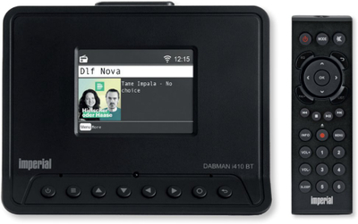 Radio hibride Imperial DABMAN i410 BT, DAB+ FM internet, Bluetooth WiFi, e zezë