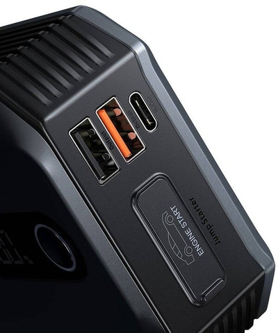 Powerbank me kabllo startuese Baseus Max, 20000mAh, i zi