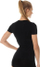 Bluzë me mëngë të shkurtra Brubeck SS00970A Comfort Cotton, për femra, pambuk, e zezë, M