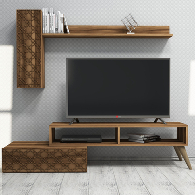 Komodë TV Hommy Craft Planet, 150 cm, chipboard 18 mm, dru Nuc