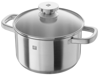 Set tenxhere Zwilling Joy, çelik inox 18/10, i përshtatshëm për induksion, argjendtë