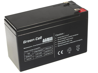 Bateri Green Cell AGM06 UPS, 12 V, 9 Ah