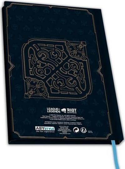 Fletore me vija ABYstyle A5 me League of Legends "Hexteck Logo"