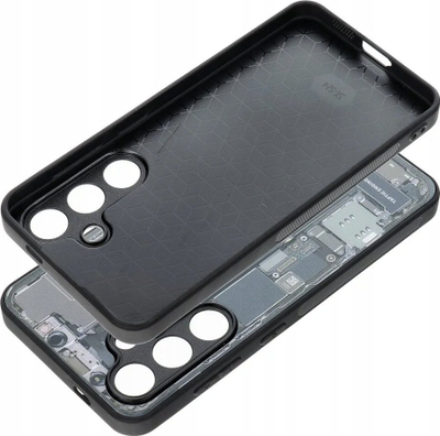 Заштитен капак Durable Case за Xiaomi Redmi Note 13 Pro 4G, калено стакло, TPU, црн