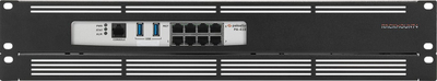 Kit montimi për rack Rackmount IT RM-PA-T6, për Palo Alto PA-410, 19", i zi