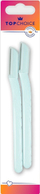 Brisk për vetulla Top Choice Eyebrow Trimming Razor, set 2 copë, shumëngjyrësh