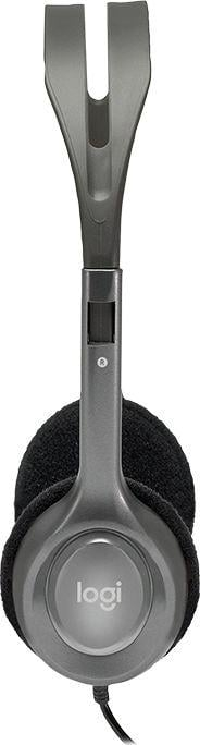 Kufje Logitech H110 Stereo me mikrofon, të hirta
