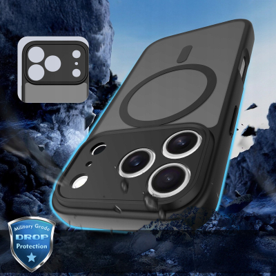 Mbulesë telefoni Tech-Protect BasicMag MagSafe për iPhone 17 Pro, matte, e zezë
