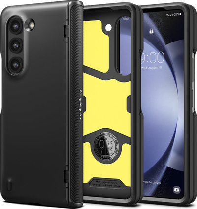 Futrollë Spigen Slim Armor Pro për Galaxy Z Fold 5, mbrojtëse e plotë, e zezë