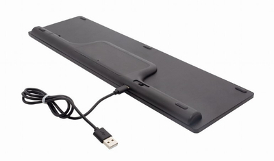 Set tastierë dhe maus Gembird KBS-ECLIPSE-M500, wireless, me ndriçim, i zi