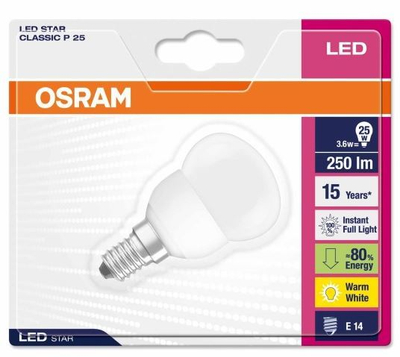 Poç elektrik Osram 4W / 827, 230V, E14