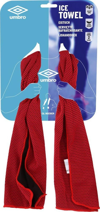 Peshqir sportiv Umbro Cooling Sports Towel, 90 x 30 cm, efekt ftohës, blu
