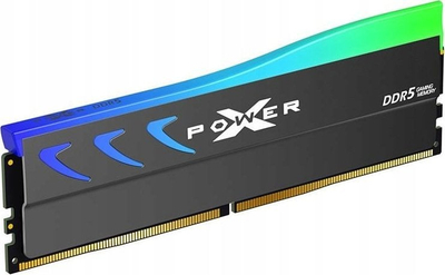 Memorie RAM Silicon Power XPOWER Storm RGB, 32GB DDR5 6400MHz, U-DIMM, e zezë