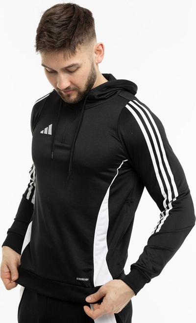 Bluzë me kapuç Adidas Tiro 24 Training M IJ9957, Aeroready, për burra, e zezë