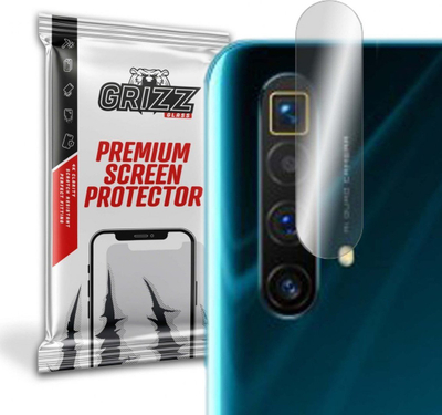 Xham hibrid për kamerë GrizzGlass Realme X3 5G, 2 copë, transparent