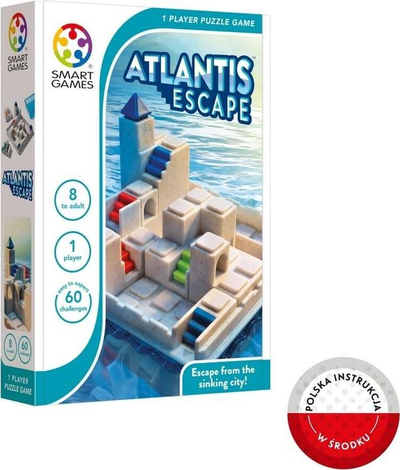Lojë logjike IUVI Games Atlantis Escape, 60 sfida, në anglisht