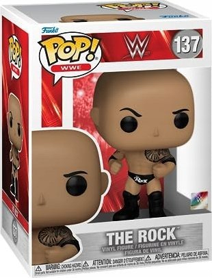 Figurë koleksionuese Funko Pop WWE, The Rock 137, vinil, shumëngjyrëshe