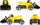 Lodër buldozer Lena Giga Trucks ProX 02145 04479, plastik, për jashtë edhe brenda, me plot ngjyra