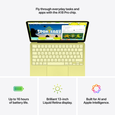 Apple MacBook Neo, 13", A18 Pro 6-core, 8GB, 256GB, 5-core GPU, Indigo